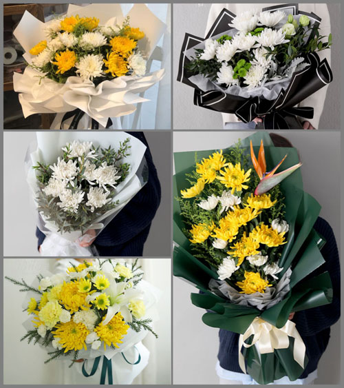 北京门头沟区王平街道东落坡村白事花束代送